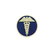 Patch Medic Caduceus Blue White 3 Inch