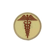 Patch Medic Caduceus Desert