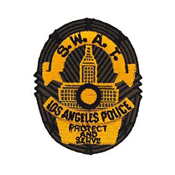 California Los Angel Swat Team Patch - Black