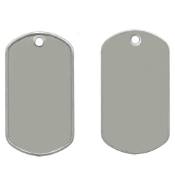 Dog Tag - Dull Stainless Steel 