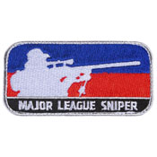 FOX OUTDOOR MAJOR LEAGUE SNIPER PATCH - BLUE / RED