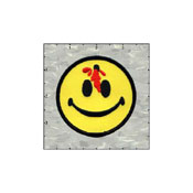 Smiley Bullet 3 Inches Patch