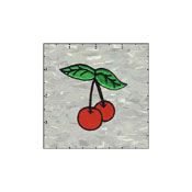 Cherries Duo Soft 2.5 Inches Patch