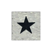 Star Solid 2.5 Inches Black Patch