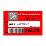 Fuzzy Dude Inmate Name Tag Patch
