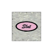 Name Tag Slut Patch