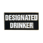 Designated Drinker Enamel Pin - 1 Inch