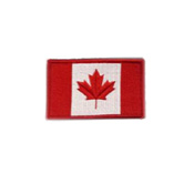 Medium Canada 3 X 1 34 Inch Hook And Loop Backing Patch