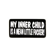 My Inner Child Is A Mean Little Fucker Sticker