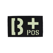 Glow in the Dark B+ Positive Patch