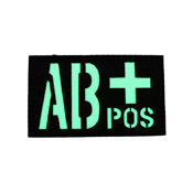 Glow in the Dark AB+ Positive Patch