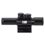 4x25 M6 Compact Hunting Scope w/ Red Laser