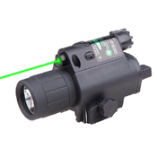 200 Lumen LED Pistol Flashlight with Laser