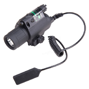 200 Lumen LED Pistol Flashlight with Laser