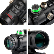 Tactical Fiber Optic 3x32 Prism Rifle Scope