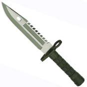 Kantas G.I. Type Stainless Steel M-9 Bayonet With Scabbard