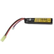 Stick LiPo Battery - 7.4V 1500mAh Mini Tamiya Connector