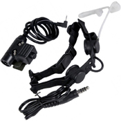 BRAVO Airsoft Throat Mic for Motorola 1 Pin Radios