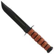 U.S. Army Leather Handle Fixed Blade Knife