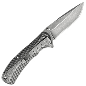 Starter 4Cr14 Steel Blackwash Finish Blade Folding Knife