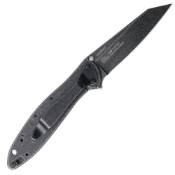 Random Leek Blackwash Folding Knife