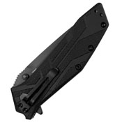 Brawler Black-Oxide Coated Tanto Blade Folding Knife