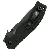 CQC-8K Tanto Style Black-Oxide Coated Folding Blade Knife