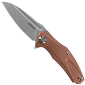 Natrix Copper Stonewash Finish Blade Folding Knife