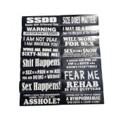 Rude Stickers Vintage 80s 