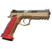 KJW CZ SP-01 GBB Gun w/ Red Grips
