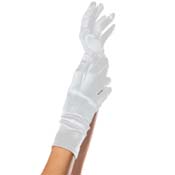 Elegant Satin Wrist Length Costume Gloves