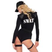 5 PC SWAT Team Babe Costume