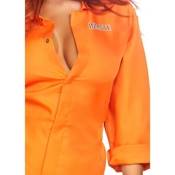 Women's Orange Prison Jumpsuit