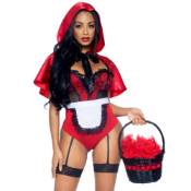 Attractive Naughty Miss Red Riding Hood Costume