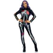 Floral 3D Skeleton Catsuit Costume