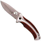 Elk Ridge Cut Out Logo Satin Blade Folding Knife