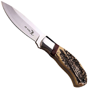 Elk Ridge ER-565JB Fixed Blade Knife w/ Leather Sheath