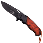 Elk Ridge A003 Drop Point Plain Edge Folding Blade Knife