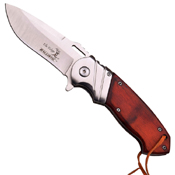 Elk Ridge A003 Drop Point Plain Edge Folding Blade Knife