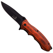 Elk Ridge ER-A160 Pakkawood Handle Folding Knife