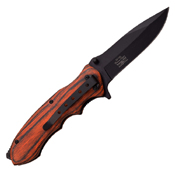 Elk Ridge ER-A160 Pakkawood Handle Folding Knife