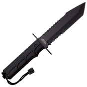 Survivor HK-796 Half Serrated Edge Blade Fixed Knife