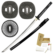 Ten Ryu MA-203BK 1045 Carbon Steel Samurai Sword