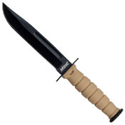 MTech USA Stainless Steel Blade Fixed Knife w/ Nylon Fiber Sheath