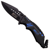 MTech USA A898 Plain Edge Folding Blade Knife