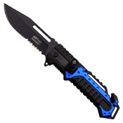 MTech USA A933 Half-Serrated Edge Folding Blade Knife