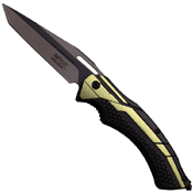 MTech USA A934 Black & Sand Blast Finish Blade Folding Knife