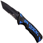 MTech USA A946 3.5 Inch Half Serrated Blade Folding Knife