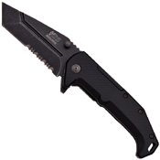 MTech USA 3mm Thick Blade Half Serrated Knife