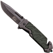 MTech USA Xtreme A841 Ballistic Knife with Glass Breaker
